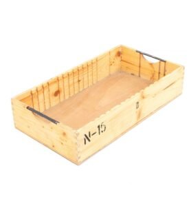 Šuplík bedýnka dřevěná ze zdravotních beden 9x24x44cm