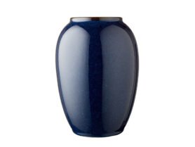 Bitz Kameninová váza 20 cm Blue