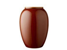 Bitz Kameninová váza 20 cm Amber