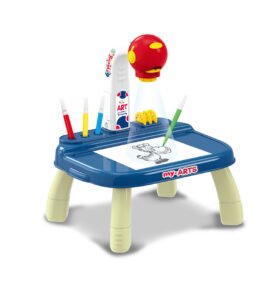 Aga4Kids Dětský kreslící projektor s fixy a předlohami Modrý