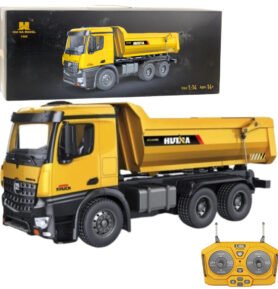 Sklápěč Huina se světly a zvuky 1:14 žlutá