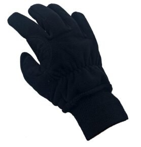 Rukavice pro výsadkáře AČR prstové vnitřní ČERNÉ vel. 24