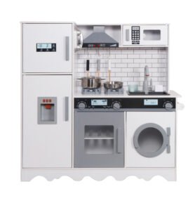 Aga4Kids Dětská dřevěná kuchyňka MR6160 Bílá