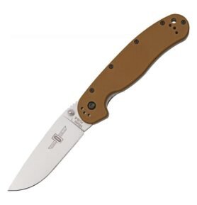 Ontario Knife Company nůž zavírací ONTARIO RAT-1 saténová čepel COYOTE