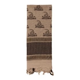 ROTHCO šátek SHEMAGH 107 x 107 cm GADSDEN SNAKE TAN