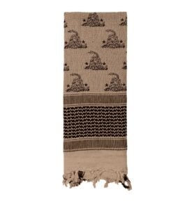 ROTHCO šátek SHEMAGH 107 x 107 cm GADSDEN SNAKE TAN