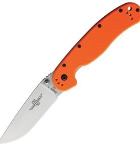 Ontario Knife Company nůž zavírací RAT I čepel D2 ORANŽOVÝ