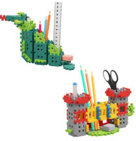 Marioinex MINI WAFFLE Organizéry na stůl dobrodružství 140 ks