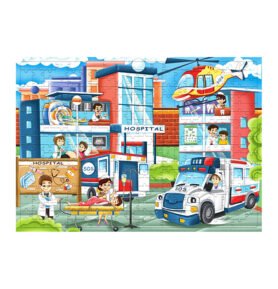 Aga4Kids Dětské puzzle Nemocnice 172 dílků