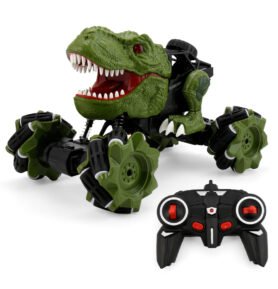 Aga4Kids RC Autíčko Dinosaurus Zelené