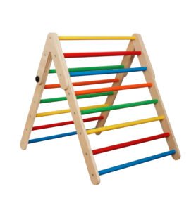 Aga4Kids Dětský dřevěný trojúhelník na lezení MR6146