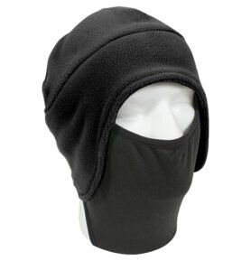 ROTHCO čepice FLEECE s polyester maskou ČERNÁ