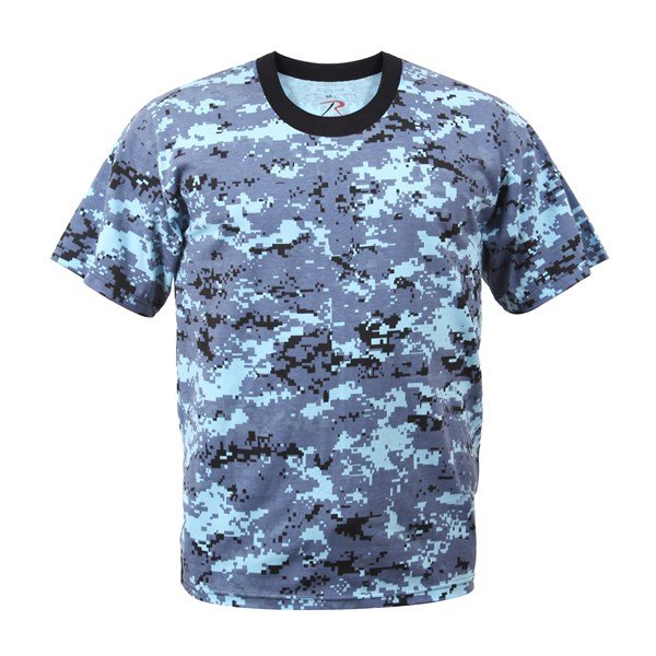 Triko SKY BLUE CAMO DIGITAL vel. M