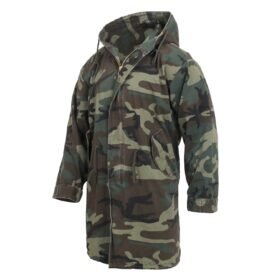 Bunda US M51 FISHTAIL s kapucí WOODLAND vel. S