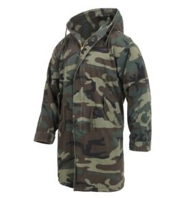 Bunda US M51 FISHTAIL s kapucí WOODLAND vel. S