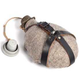 Láhev polní AČR/ČSLA s filc. obalem ALU plastové víčko druk