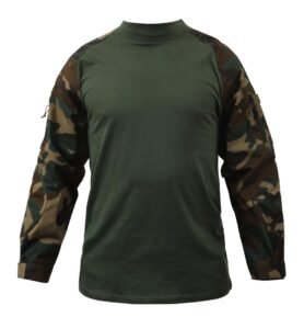 Košile COMBAT taktická WOODLAND vel. S