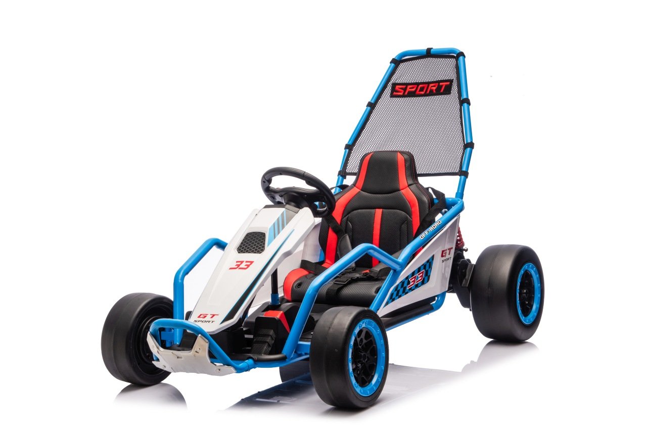 Ramiz Elektrická driftovací motokára TORNADO 2x150W 24V modrá