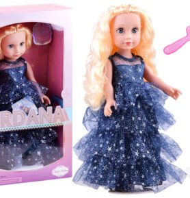 Jokomisiada Panenka Ardana v plesových šatech s hvězdami