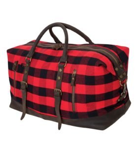 ROTHCO taška EXTENDED WEEKENDER cestovní RED PLAID