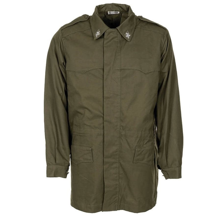 Kabát M75 ITALSKÁ parka ZELENÁ vel. 50 C