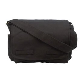 ROTHCO taška VINTAGE přes rameno 38 x 28 x 15 cm ČERNÁ