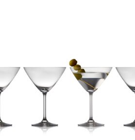Lyngby Glas Sklenice na Martini Juvel 28cl (sada 4 ks)