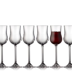 Lyngby Glas Sklenice na portské/grappu Juvel 9cl (sada 6 ks)