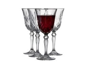Lyngby Glas Sklenice na červené víno Melodia (4 ks)
