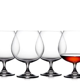 Lyngby Glas Sklenice na koňak Juvel 69cl (sada 4 ks)