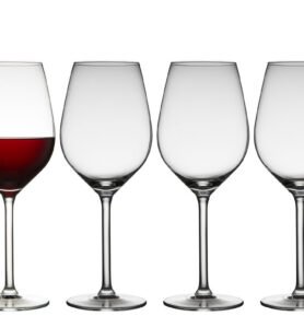 Lyngby Glas Sklenice na červené víno Juvel 50 cl (sada 4 ks)