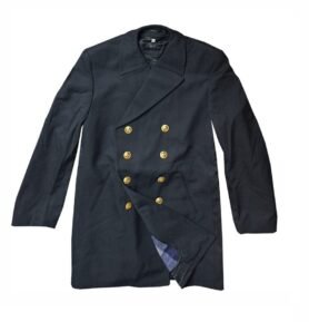 Kabát NAVY BW Colani se zlatými knoflíky TMAVĚ MODRÝ vel. 38