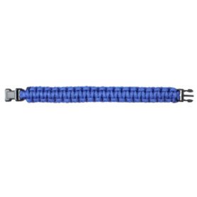 Náramek SURVIVAL PARACORD MODRÝ vel. 10