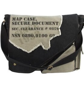 ROTHCO taška VINTAGE na dokumenty 38 x 35 x 10 cm ČERNÁ