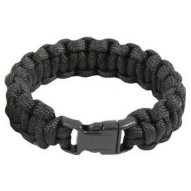 Náramek SURVIVAL PARACORD ČERNÝ vel. 9