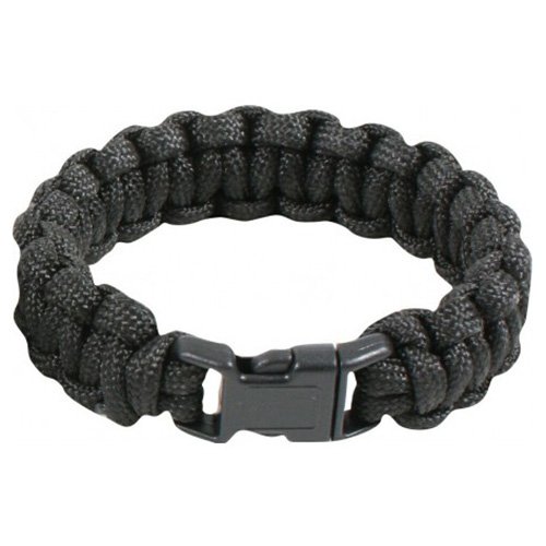 Náramek SURVIVAL PARACORD ČERNÝ vel. 8