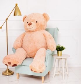 Tomido Plyšový medvěd Adam 160 cm světle hnědý