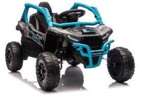 LEAN CARS Dětská elektrická Buggy JS330, Dálkové Ovládání Černo-Modrá