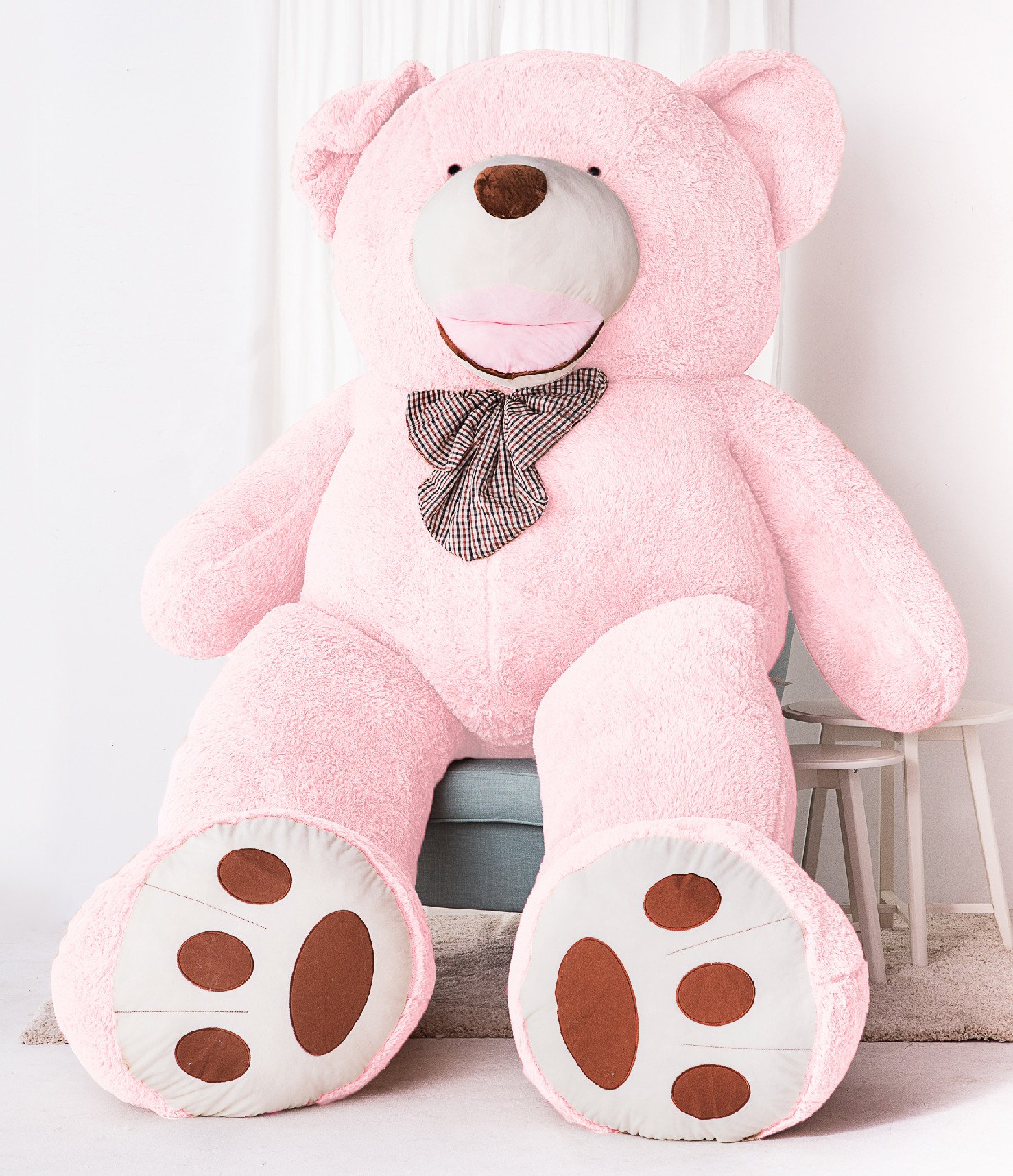 Tomido Plyšový medvěd Amigo 350 cm růžový