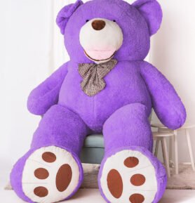 Tomido Plyšový medvěd Amigo 350 cm fialový