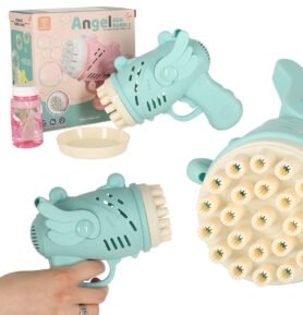 Tomido Pistole na mýdlové bubliny s křídly modrá