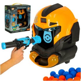 Tomido Dovednostní hra robot s helmou střelba na cíl pistole zaměřovač