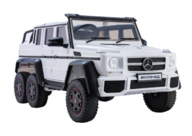 LEAN CARS Elektrické autíčko Mercedes G63 6x4 24 V Bílé