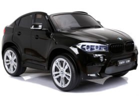LEAN CARS Elektrické autíčko BMW X6M Dětské Lakované Černé