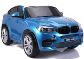 LEAN CARS Elektrické Autíčko BMW X6M Modré Lakované