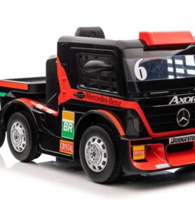 LEAN CARS Elektrické autíčko Mercedes + Návěs XMX622B LCD Červené