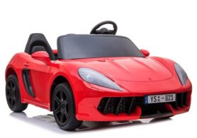 LEAN CARS Elektrické autíčko YSA021A Červené Lakované