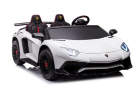 LEAN CARS Dětské Elektrické Autíčko Lamborghini XXL A8803 Bílé 24 V