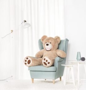 Tomido Plyšový medvěd Amigo 130 cm světle béžový