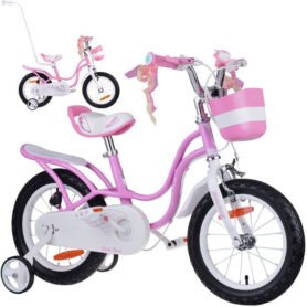 Dětské kolo RoyalBaby Little Swan 14" s balančními kolečky
